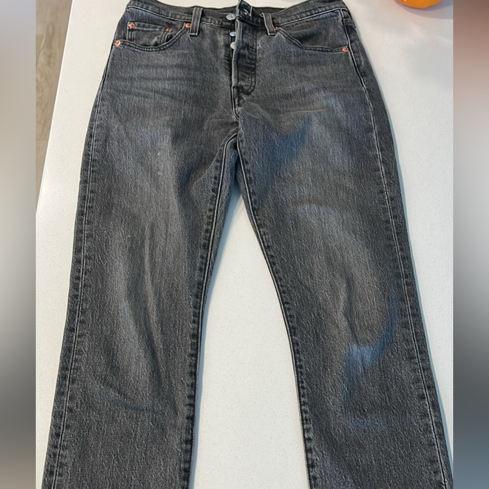 Levi's Women's Black Straight Leg Jeans